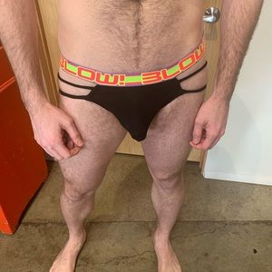 Andrew Christian Blow lattice jockstrap size large